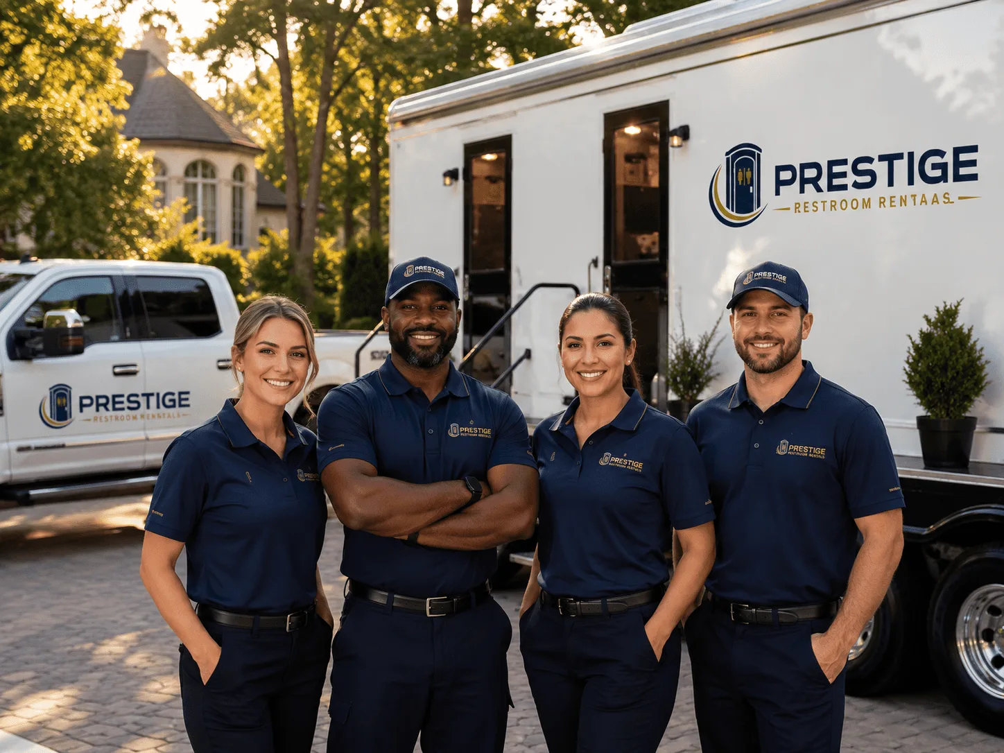 Trusted Luxury Portable Restrooms company in Tad, WV